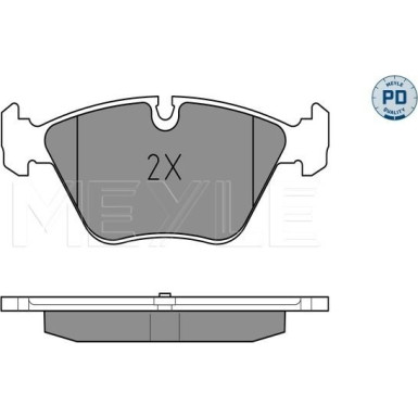 Bremsbelagsatz Bmw P. E46 330D 98 | 025 231 8320/PD