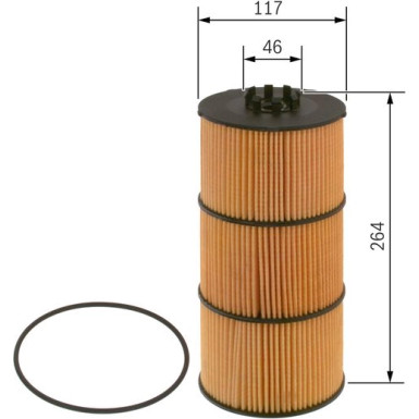 Ölfilter | MERCEDES Actros,Antos,Arocs 11 | F 026 407 192