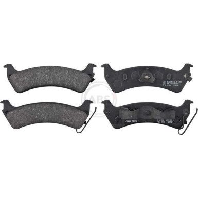 A.B.S. Bremsbeläge 38666