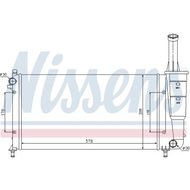 Wasserkühler PKW | LANCIA Y 1,2 03 | 61889