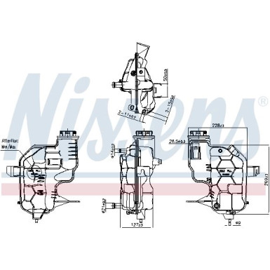 Ausgleichsbehälter Land Rover Discovery 2.7 TD 05 FIRST FIT 996180