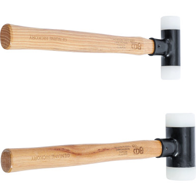 BGS Schonhammer-Satz | Hickory-Stiel | rückschlagfrei | Ø 30 / 45 mm | 300 / 550 g | 2-tlg | 1859