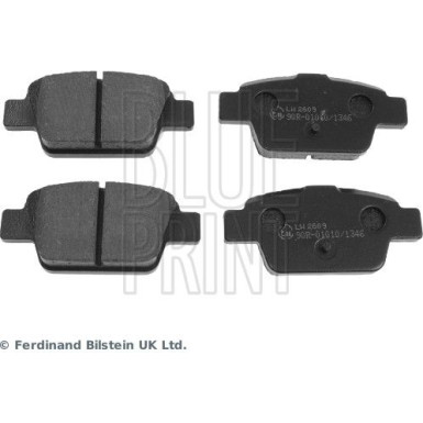 BLUE PRINT Bremsbelagsatz, Scheibenbremse ADL144204