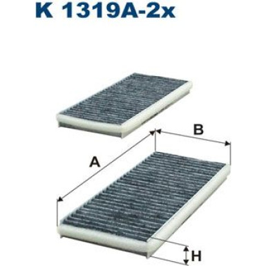 FILTRON Filter, Innenraumluft K 1319A-2x FILTRON Filter, Innenraumluft K 1319A-2x