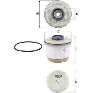 MAHLE Kraftstofffilter KX 268D