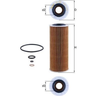 MAHLE Ölfilter | OX 368D1