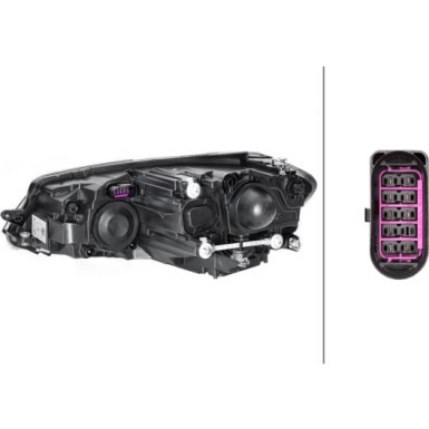 SCHEINWERFER R H7/H9 HELLA | VW GOLF VII 4,17 | 1EB 013 924-021 SCHEINWERFER R H7/H9 HELLA | VW GOLF VII 4,17 | 1EB 013 924-021