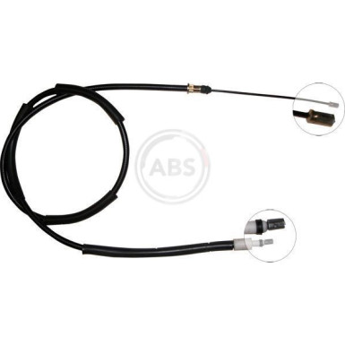 A.B.S. Handbremsseil Seilzug Festellbremse K12168 A.B.S. Handbremsseil Seilzug Festellbremse K12168
