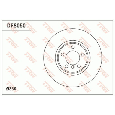 11 481 073 Bremsscheibe VA | BMW 3er,4er 11 | DF8050