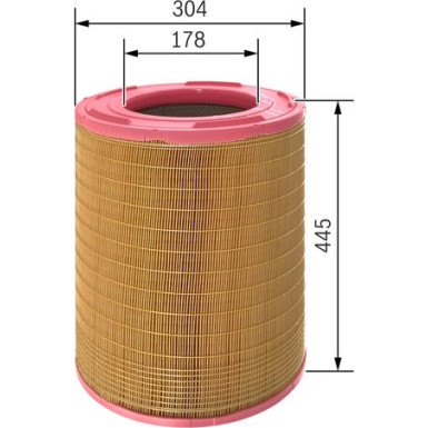 BOSCH | Automotive Luftfilter | F026400329