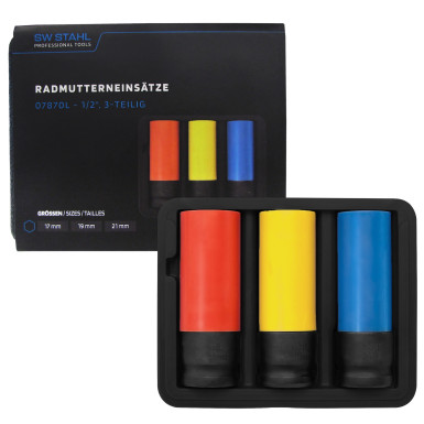 07870L SW-Stahl Radmutternsatz 3-tlg.