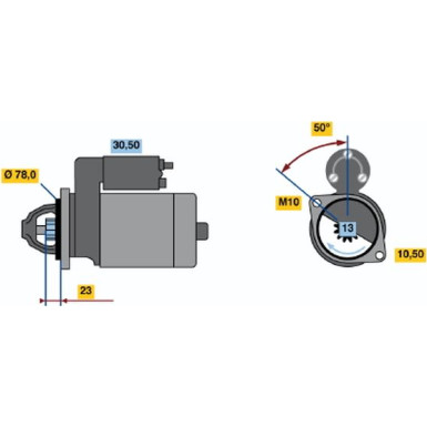 Starter | CHEVROLET,OPEL Astra,Meriva | 0 986 019 361 Starter | CHEVROLET,OPEL Astra,Meriva | 0 986 019 361