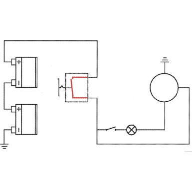 Hauptschalter Batterie mit Kappe | geschraubt M10, Lochabstand 38mm | 70465020