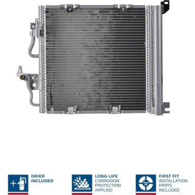 Kondensator PKW OPEL Astra H 04-, Zafira 08 FIRST FIT 94768