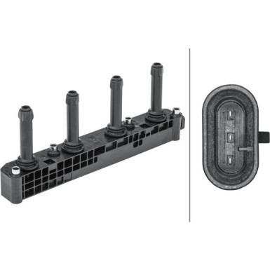 HELLA Zündspule 5DA 358 168-521