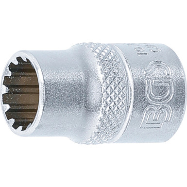 BGS Steckschlüssel-Einsatz Gear Lock | Antrieb Innenvierkant 10 mm (3/8"""") | SW 10 mm | 10310