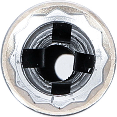 BGS Zündkerzen-Einsatz Zwölfkant, extra lang | Antrieb Innenvierkant 10 mm (3/8"""") | SW 18 mm | 2449