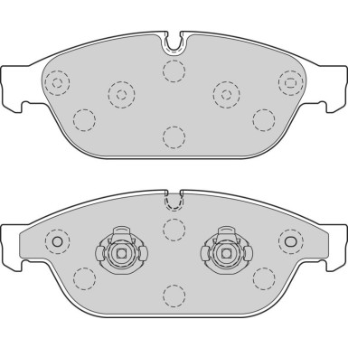 VALEO Bremsbeläge 302720
