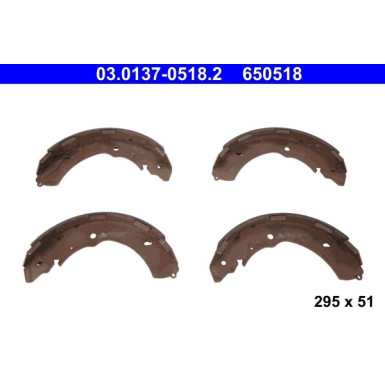 03.0137-0518.2 Bremsbackensatz