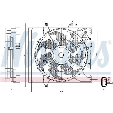 Kühlerlüfter PKW | Hyundai i30 07 | 85896