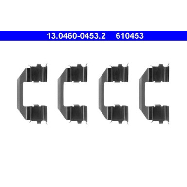 ATE Zubehör, Bremsbeläge 13.0460-0453.2