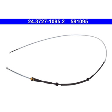 ATE Handbremsseil Seilzug Festellbremse 24.3727-1095.2