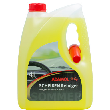 Adamol ScheibenReiniger Sommer Fertigmischung Citrus 4L | Fertiggemisch Citrus | 1960537