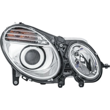 Scheinwerfer Rechts H7/H7 +LWR +MOT HELLA PQ | MERCEDES W211 E-KLASSE 6,06-3,09 | 1EL 009 260-081