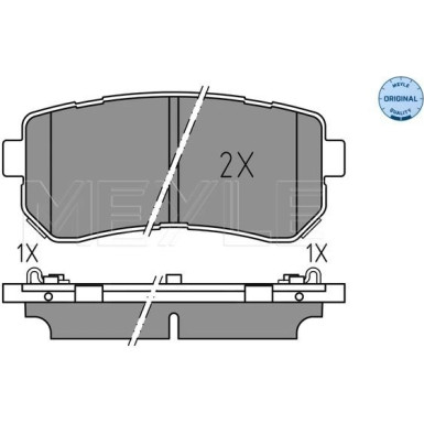Bremsbelagsatz Kia T. Picanto 1.0-1.2 11 | 025 256 7716