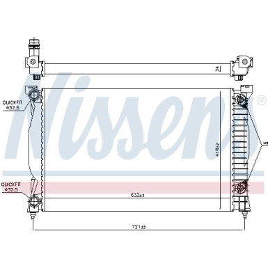 Wasserkühler PKW | AUDI A4 00- Automatik | 60305A