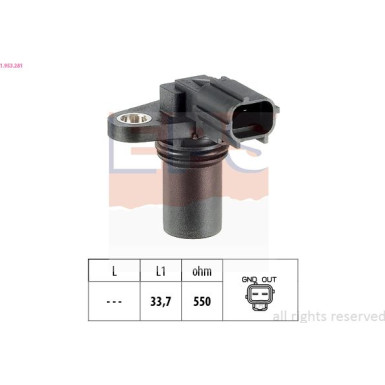 Sensor, Nockenwellenposition Made in Italy - OE Equivalent 1.953.281