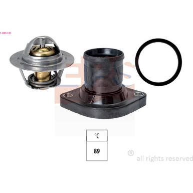 Thermostat, Kühlmittel Made in Italy - OE Equivalent 1.880.191