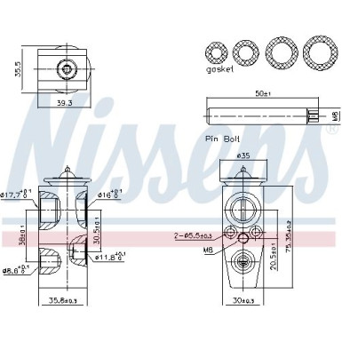 Expansionsventil Ford Focus 11 FIRST FIT 999445
