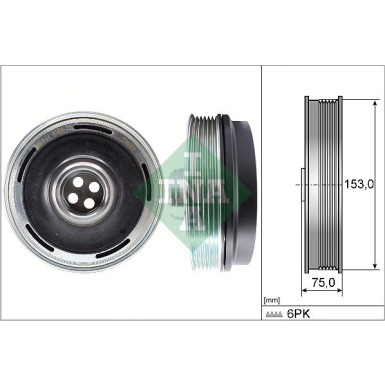 544 0169 10 Riemenscheibe, Kurbelwelle