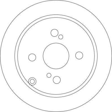 TRW Bremsscheibe | DF4404