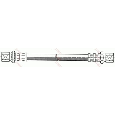 Bremsschlauch HA | FORD Fiesta 76 | PHA141