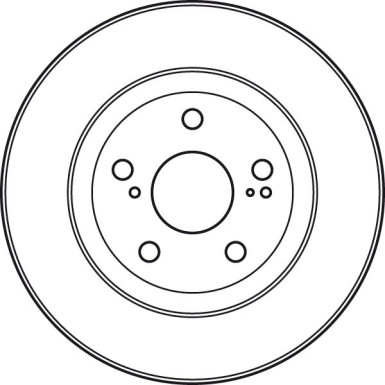 Bremsscheibe Toyota P. Rav-4 06 TRW SINGLE DF4828S