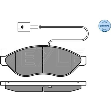 Bremsbelagsatz Fiat P. Ducato 06- Adowno— 1100/1500 | 025 244 6819/W1
