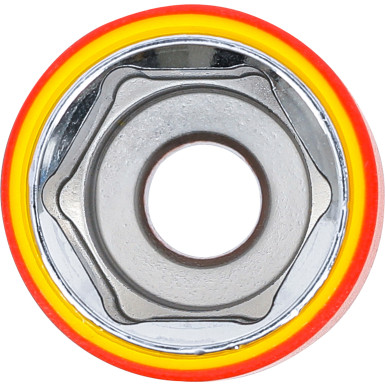 BGS VDE-Steckschlüssel-Einsatz Sechskant | Antrieb Innenvierkant 12,5 mm (1/2"""") | SW 24 mm | 72074