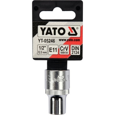 Torx-Steckschluss 1/2 E11 | YT-05246