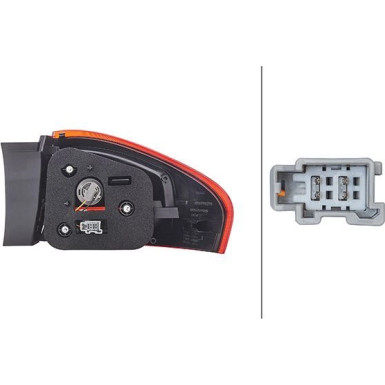 9EL 354 997-051 Heckleuchte 9EL 354 997-051 Heckleuchte