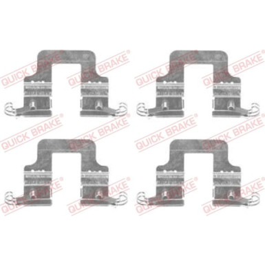 391-1766 Montagesatz f.Bremsklötze | AUDI A5 | 109-1766