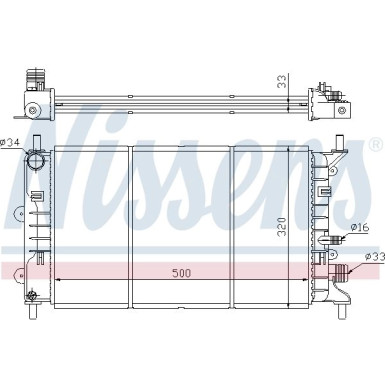 Wasserkühler PKW | FORD Escort V/VI,Orion III | 621621