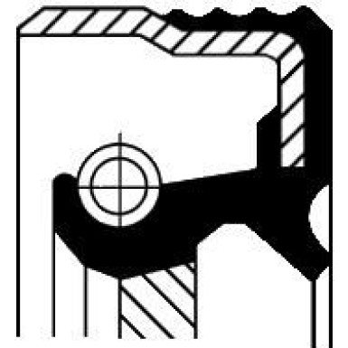 12013897B Wellendichtring, Kurbelwelle