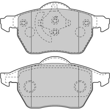 VALEO Bremsbeläge 301008