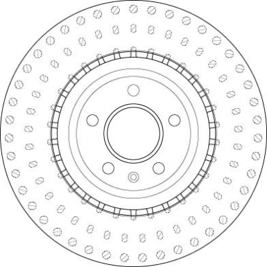 Bremsscheibe Vw S. A4/A5 07-/Q5/A6 09 TRW SINGLE DF6149S