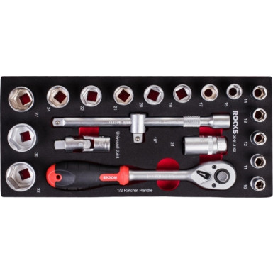 OK-01.3102 Werkzeugsatz 1/2, 20-Teilig