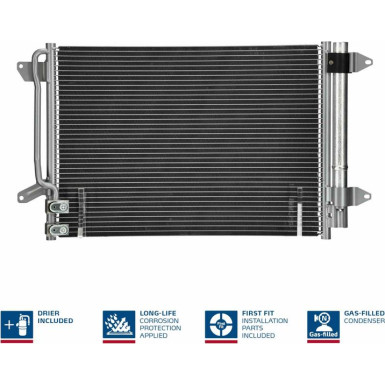 Kondensator PKW VW BEETLE 11- 1.2 TSI FIRST FIT 940238