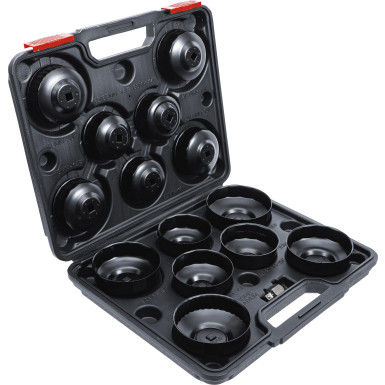 BGS Ölfilterschlüssel-Satz Antrieb Innenvierkant 10 mm (3/8 ) 14-tlg BGS Do it yourself 91036