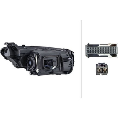 SCHEINWERFER L HELLA | MERCEDES CLS C257 17 | 1EX 015 619-611